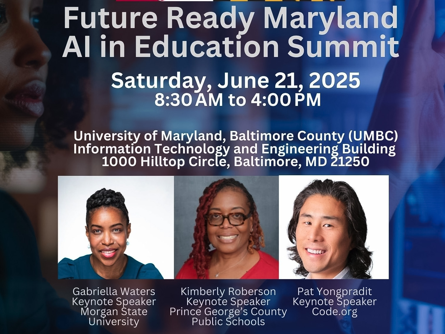 Information about the MARYLAND AI IN EDUCATION SUMMIT